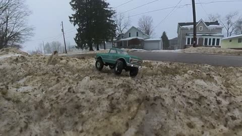 Axial SCX24, Driveway Snowbank