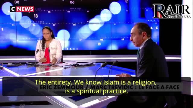 France's Eric Zemmour: 'We Have to Stop Saying This Has Nothing to Do with Islam' - Part 1