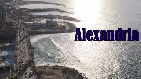 Driving Along Alexandria Corniche (Waterfront) - Part 3 - Tour Guide. اسكندرية -Egypt Visit