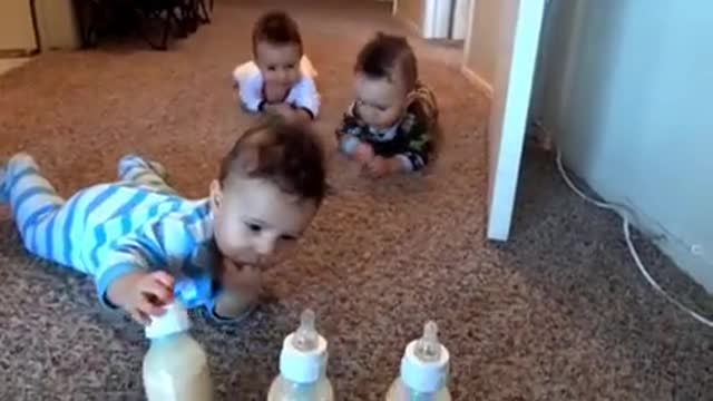 Baby funny video.