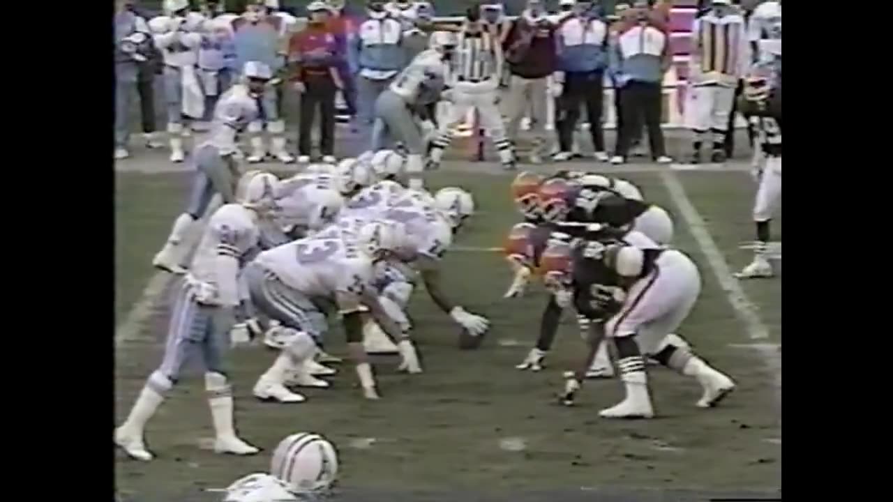 1992-12-20 Houston Oilers vs Cleveland Browns