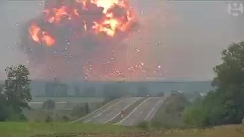 Russia - Ukraine war scene of bomb spot