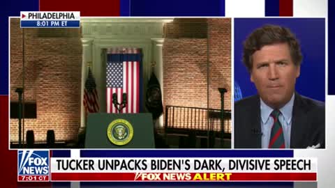 Tucker Weighs In On Biden’s Message To 75 Million Americans