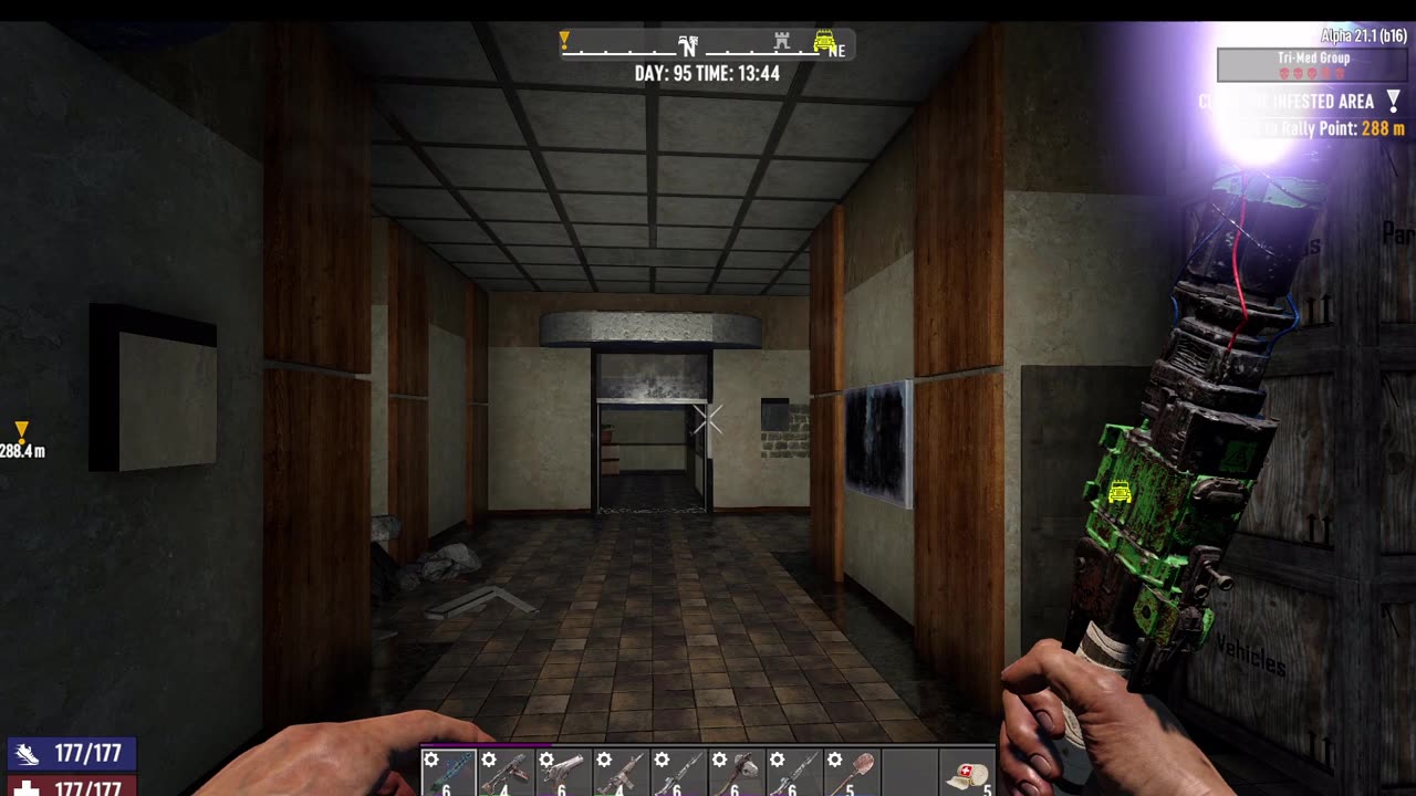 7dtd - Day 94 - Tier 3 in Wasteland - Buried Supplies - Restore Power