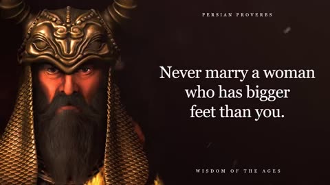 Excellent Persian Proverbs and Sayings!!!! Wisdom of Persia