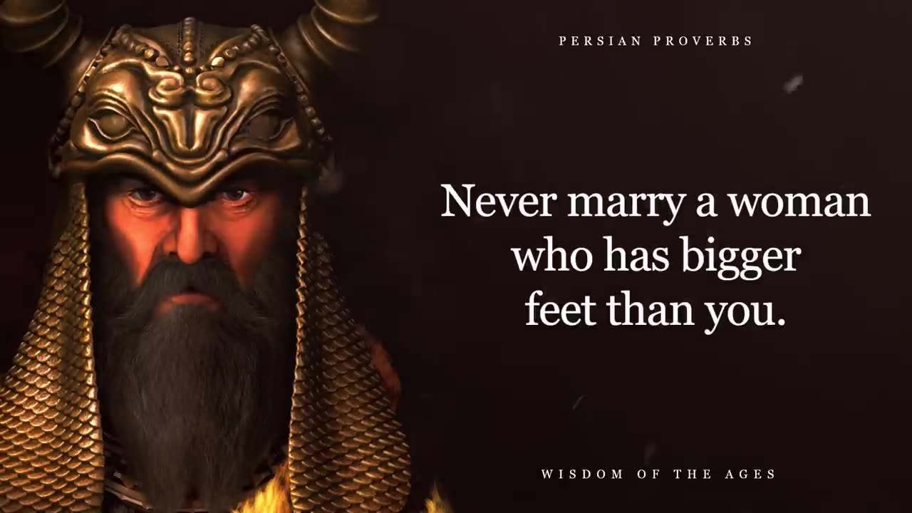 Excellent Persian Proverbs and Sayings!!!! Wisdom of Persia