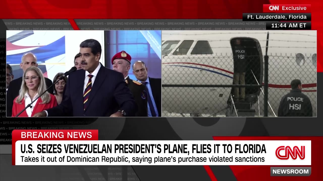 Venezuelan President Nicolás Maduro's plane has been Siezed for ‘Violating US Sanctions’