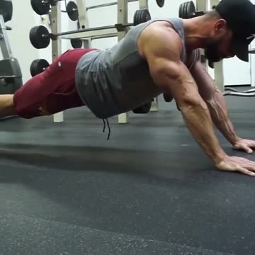 Difficult triceps push-ups