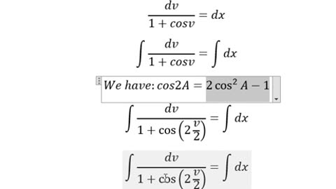 Calculus Help: Differential Equations - dy/dx=cos⁡(x+y) ,y(0)=π/4 - Reduction variable