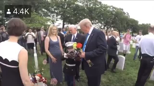 President Trump knows the meaning of Honor, Respect & Sacrifice