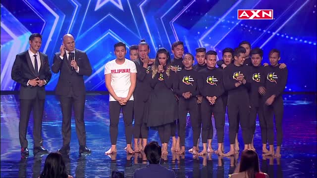 Shadow Playing amazed judges in AGT