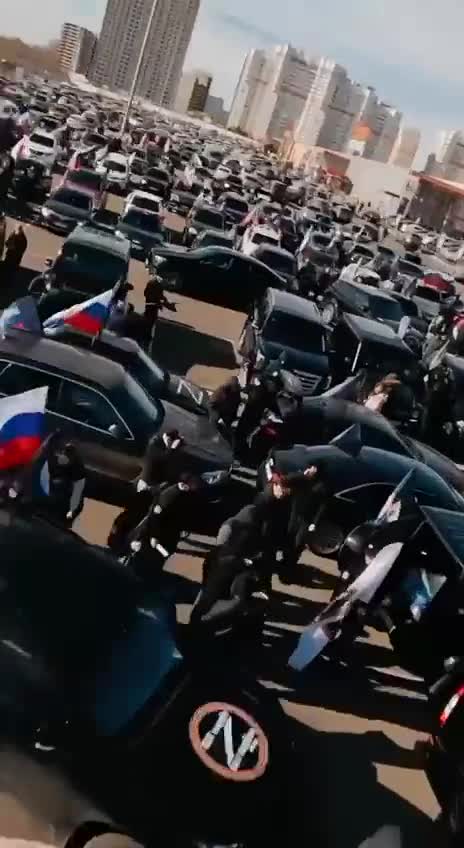 Manifestazioni patriottiche in Russia