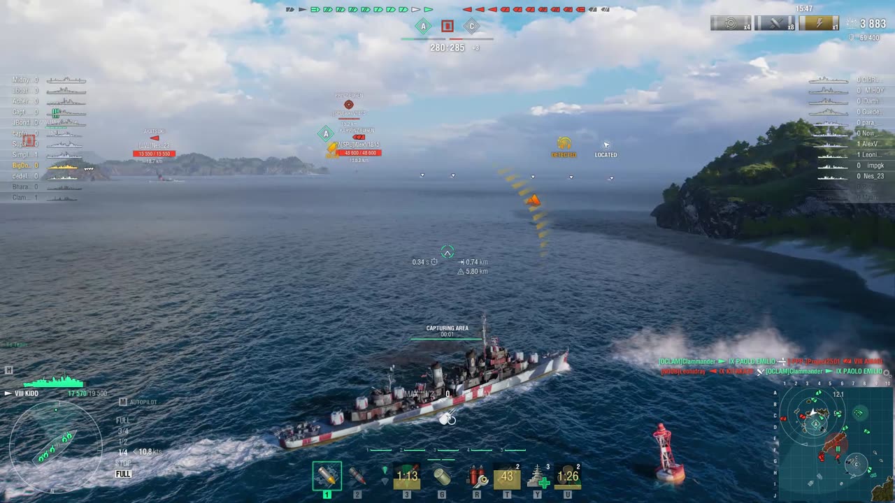 World of Warships in the Kidd