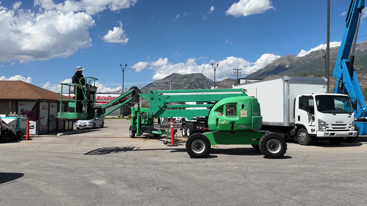 Aerial Boom Lift 2013 JLG 450AJSII 4x4 45' Platform with Jib Diesel Manlift Articulating