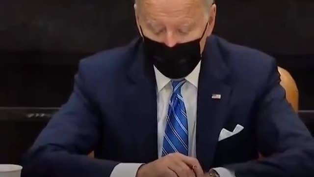 You realize he read all that! Who is writing the script