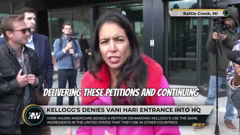 Kellogg's Denies Vani Hari & State Reps Entrance Into HQ