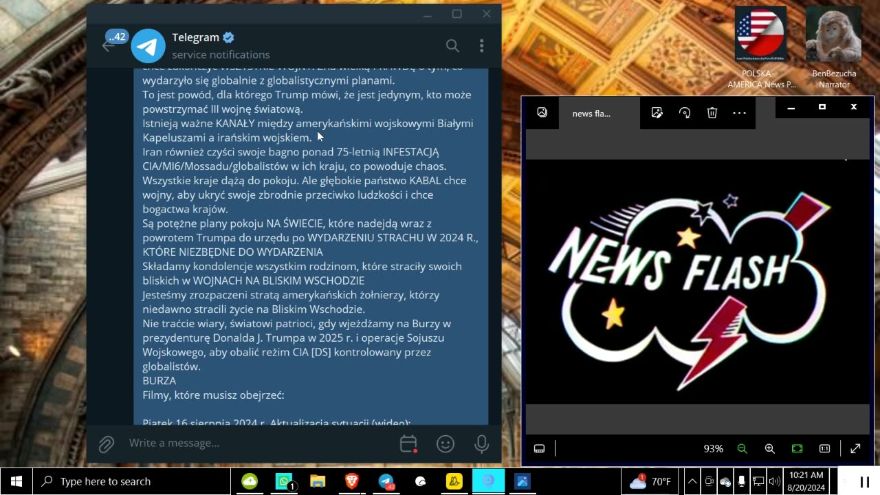 ⚡️NEWS FLASH⚡️08.21.24 ByBenBezucha https://t.me/PolskaAmerykaNewsPoPolsku