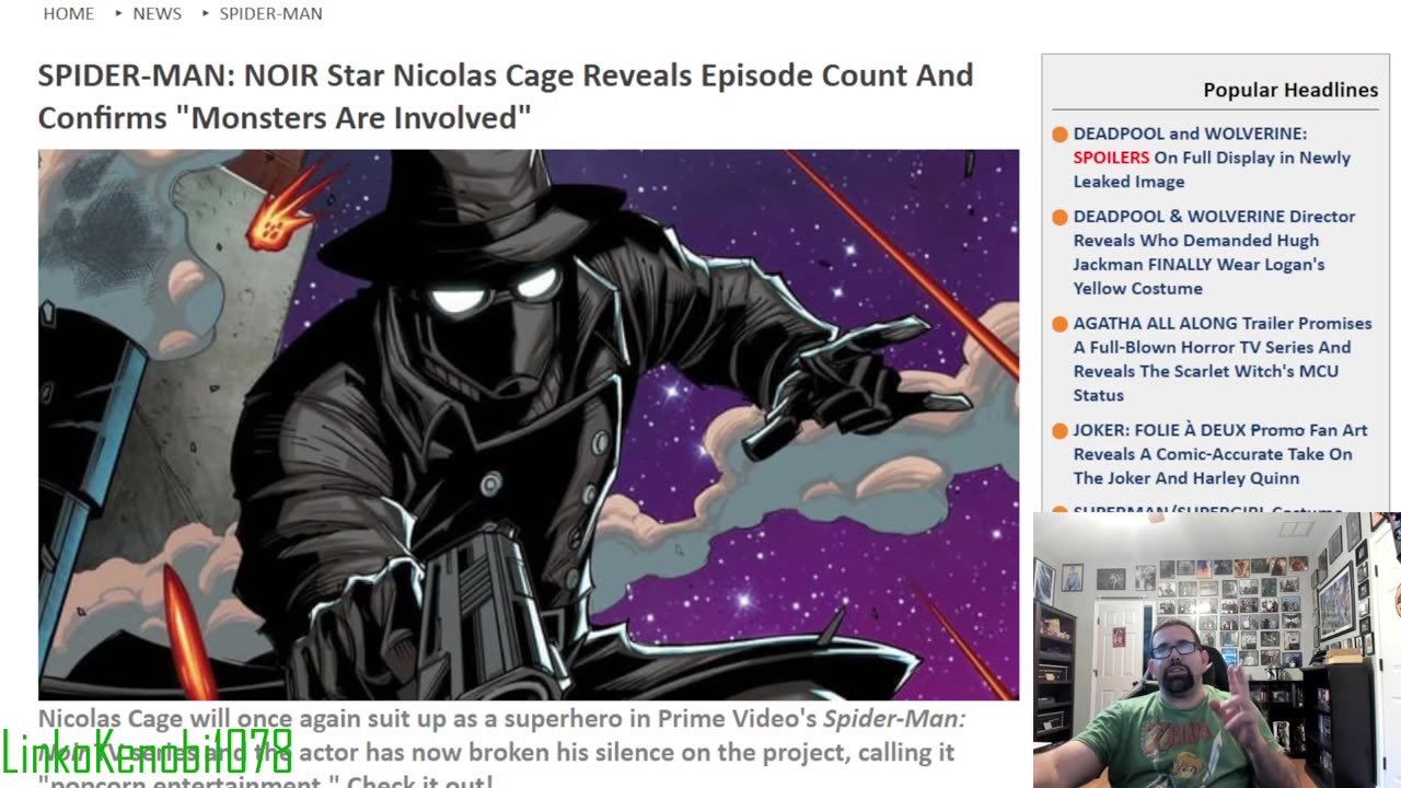 Spider Man Noir tv show update