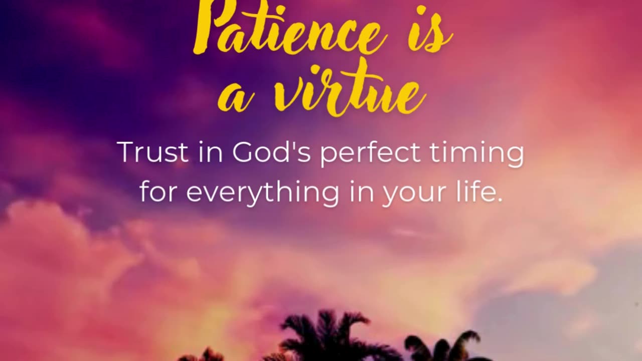 Practice Patience ❤️