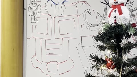 Optimus Prime Whiteboard drawing