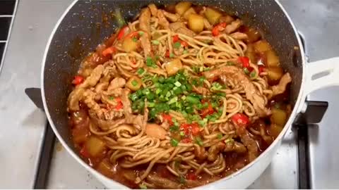 Do you like this potato beef noodles?