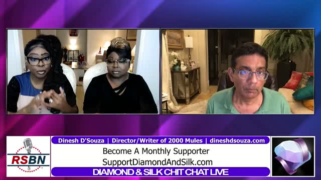 Diamond & Silk Chit Chat With Dinesh D'Souza 4/27/22