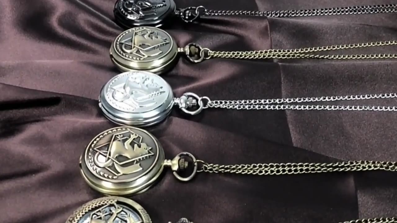 Antique Fullmetal Alchemist Quartz Anime Pocket Watch Cosplay Edward Elric Clock Design Pen