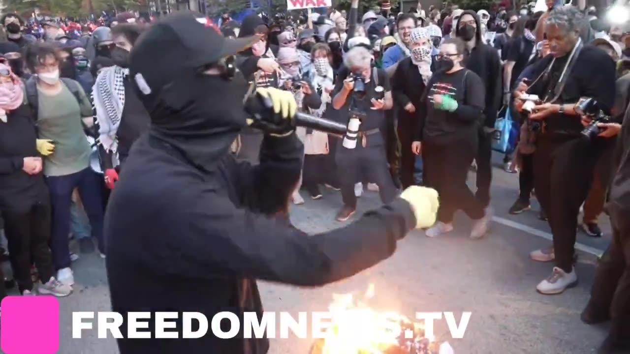 Reporter Ben Bergquam gets assaulted by far-left extremist outside of the DNC