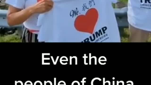 Even the people of china love trump🇺🇸