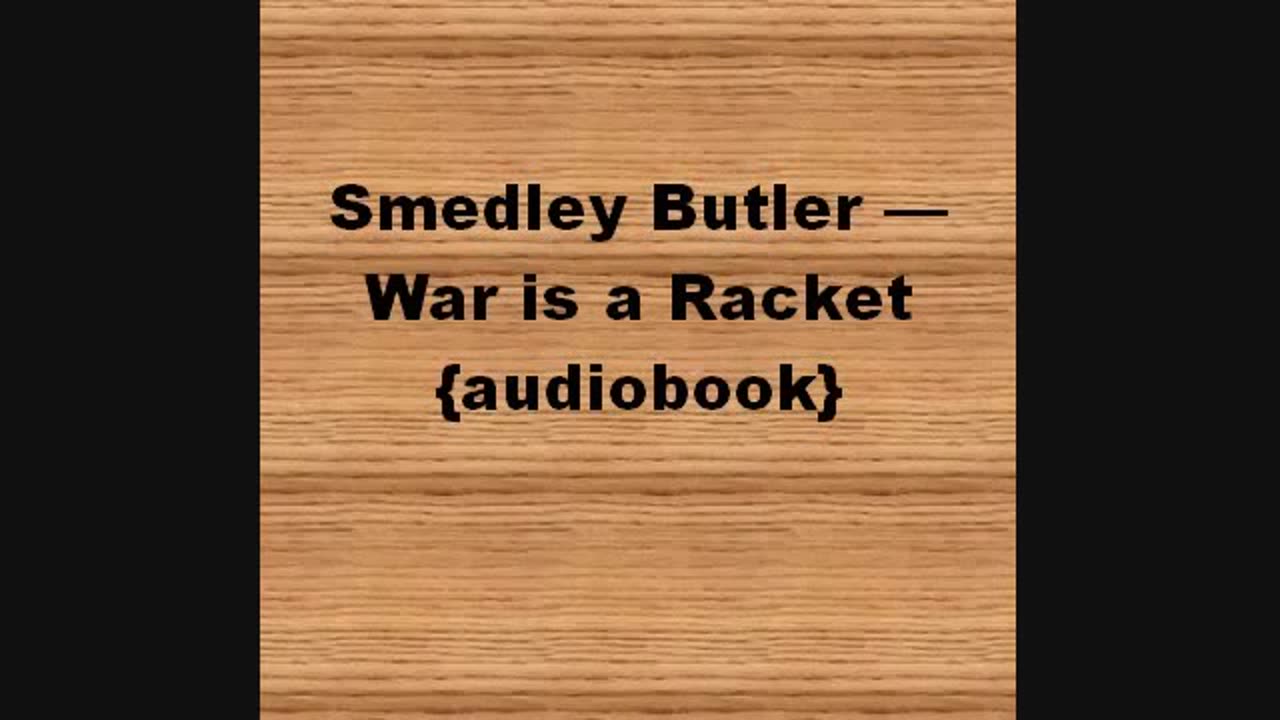 War is a Racket Audio book