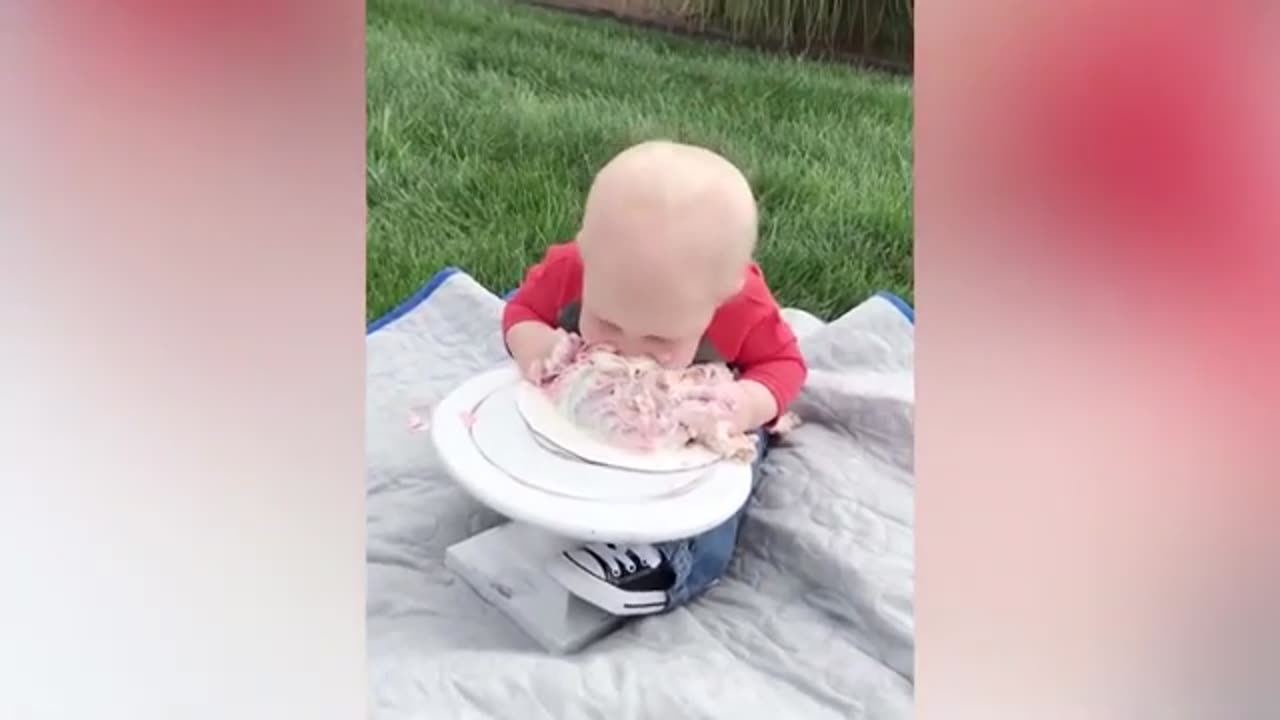 FUNNY BABY VIDEOS try not to laugh baby funny compilation 2021