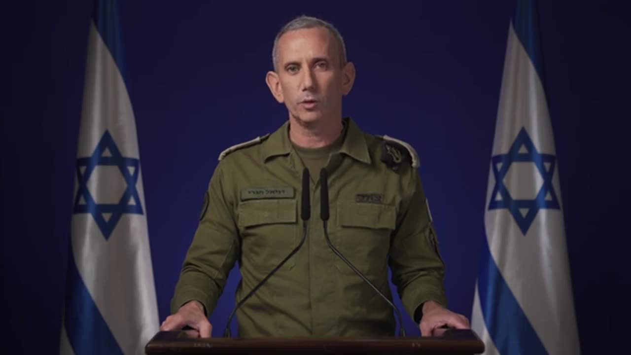 IDF Spokesperson, Rear Admiral Daniel Hagari: