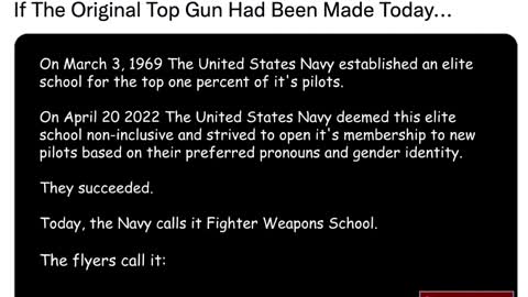 If Top Gun was made in 2022 and not 1986.😁