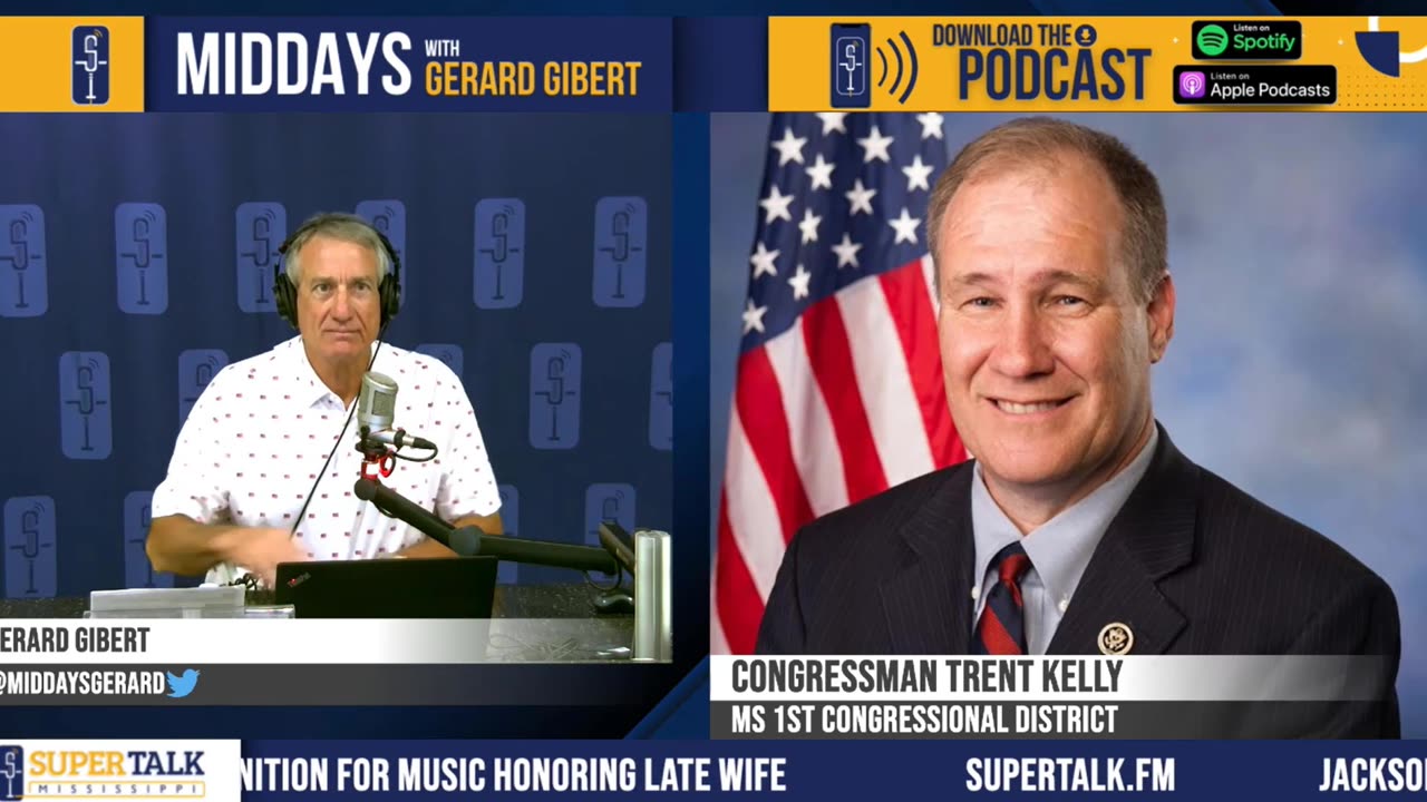 Congressman Kelly Discusses FARM Act on SuperTalk Mississippi's MidDays with Gerard Gibert