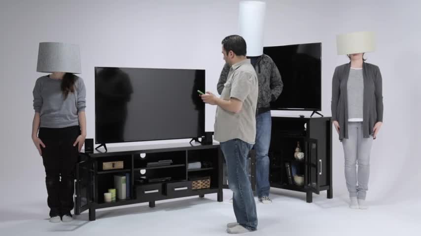 SIMPLIHOME Kitchener SOLID WOOD Universal Tall TV Media Stand,53" Wide,Contemporary,Storage Shelves