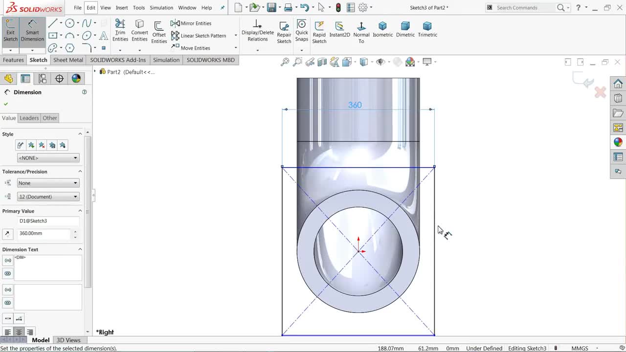 SolidWorks Tutorial for beginners Exercise 20