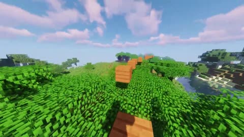 Minecraft Parkour Gameplay