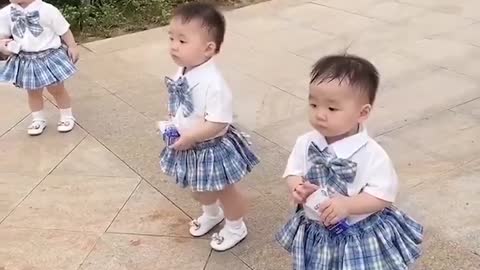 When you have THREE cute naughty kids #12 - Funny baby video 😆😆 - TIK TOK Compilation