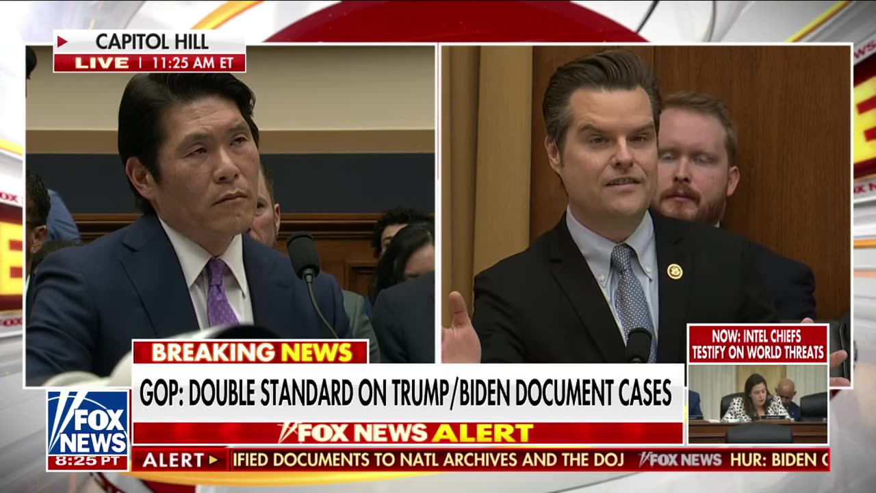 Matt Gaetz rips 'senile' Biden in scathing questioning: 'Elevator doesn't go to the top floor'