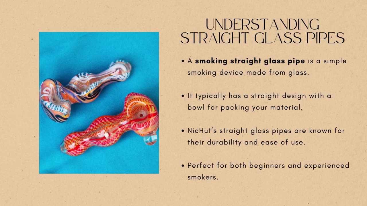 Discover High-Quality Straight Glass Pipes at NicHut for a Smooth Smoking Experience