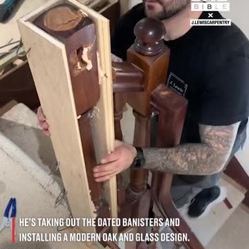 Transforming Old Stairs To Modern