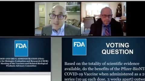 FDA vaccine panel doctor wanting to test vaccines on humans before knowing safety