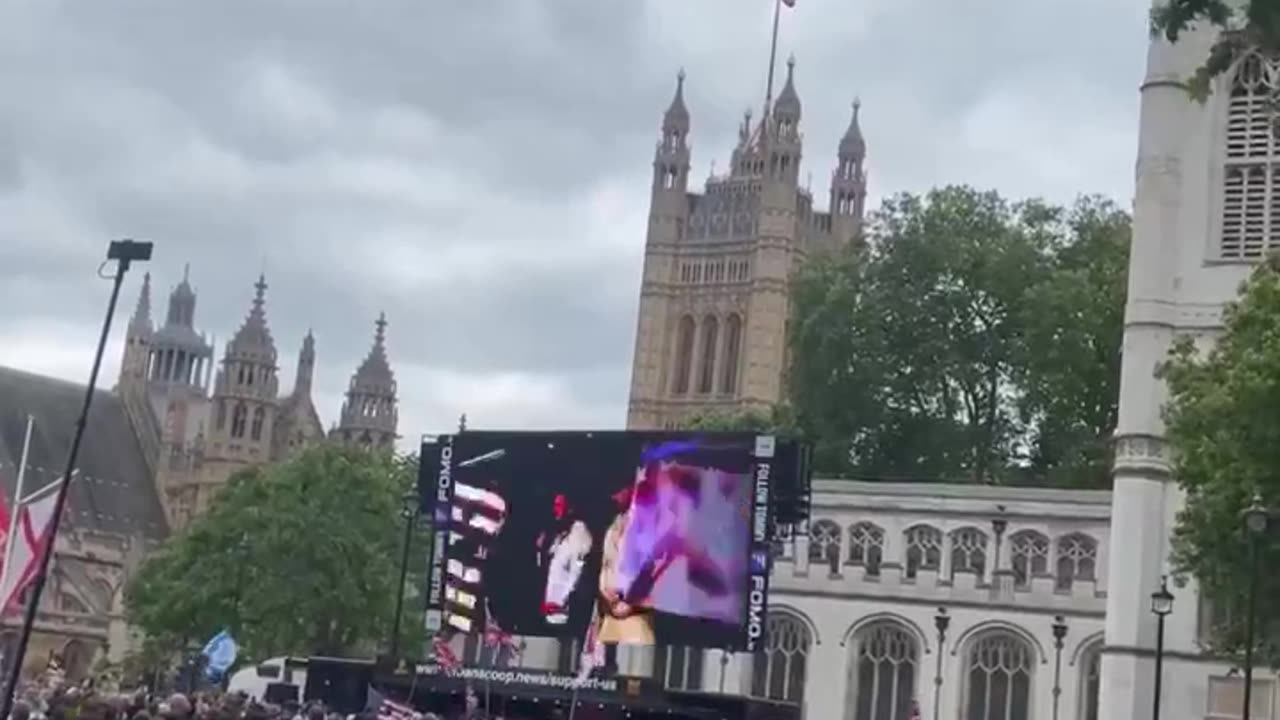 LONDON RALLY FOR TRUMP