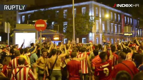 Španjolska: Navijači Atletica slave pobjedu