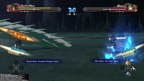 Naruto Shippūden Ultimate Ninja Storm 4 Hashirama Senju vs Shisui Uchiha