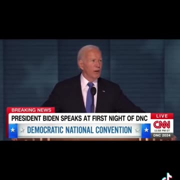 JOE BIDEN DEMENTIA ATTACK AT THE DNC CONVENTION IN CHICAGO