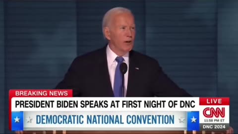 JOE BIDEN DEMENTIA ATTACK AT THE DNC CONVENTION IN CHICAGO