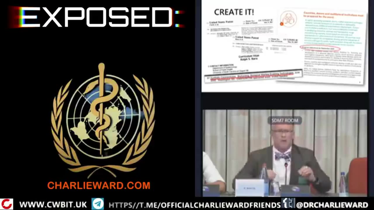 EXPOSED THE CRIMINAL W.H.O NOW PROVED COVID IS A BIOWEAPON! WITH CHARLIE WARD