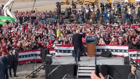 Great clip of the President dancing at NH rally