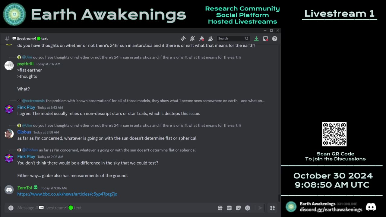 Earth Awakenings - Livestream 1 - #1958